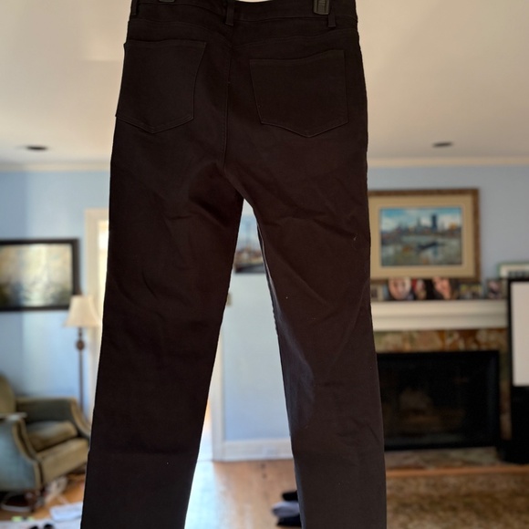 Talbots Flawless 5 Pocket Straight Black Pants 12 - Picture 2 of 2